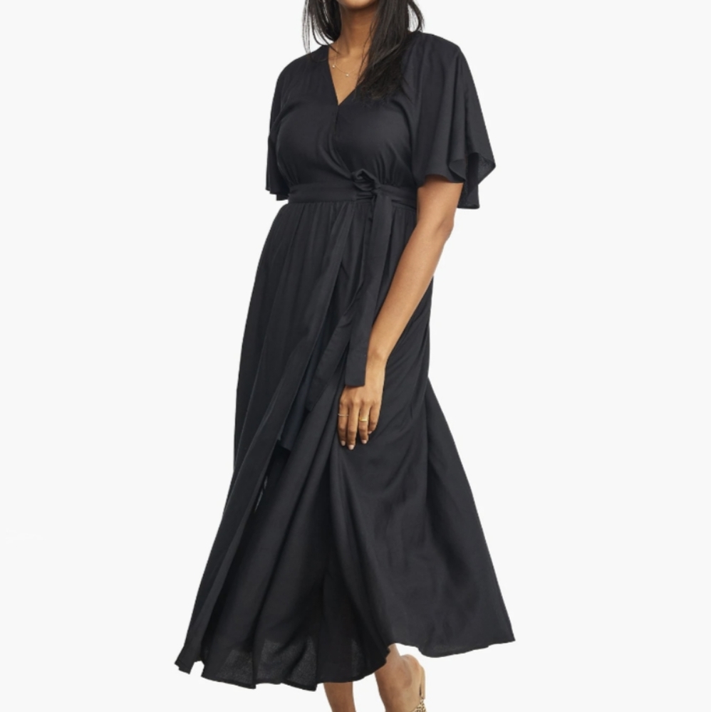 Able Loretta wrap dress